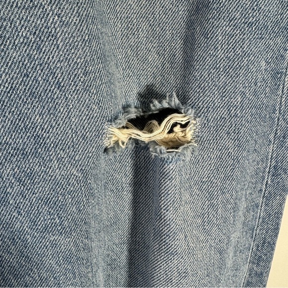 Agolde Jamie High Rise Button Fly Classic Distressed Jeans Dakota Size 25 - Picture 9 of 15
